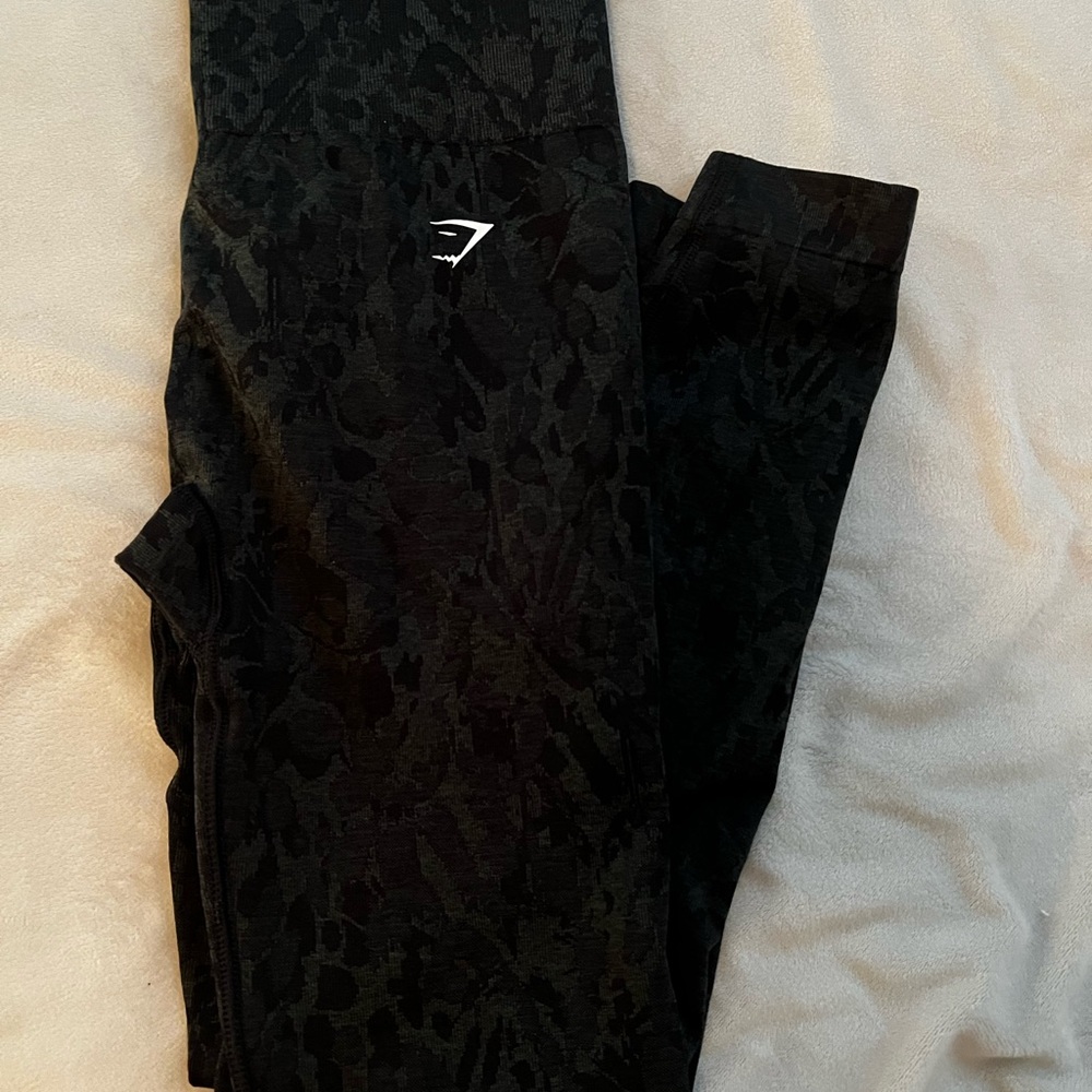 Gymshark Black Patterned Leggings